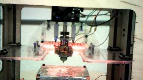 MakerBot Cupcake CNC Test Extrusion