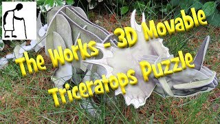 The Works 3D Movable Triceratops Puzzle