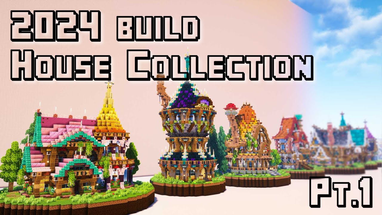 2024 Building House Collection Pt.1 【Minecraft】 - YouTube