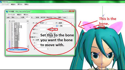 [PMDEditor Tutorial] How to Add Bones