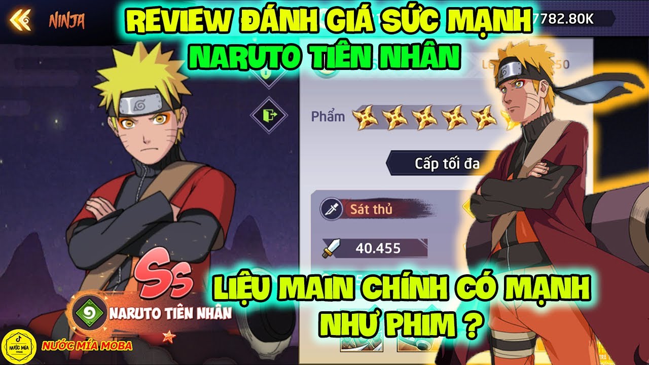 Huyền Thoại Nhẫn Giả – Review Đánh Giá Sức Mạnh NARUTO TIÊN NHÂN, Liệu Main Chính Có Mạnh Như Phim ?