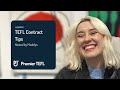 TEFL Contract Tips Webinar hosted by Madelyn | Premier TEFL