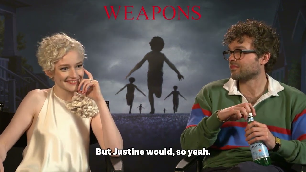 Weapons (2025) Cast Interview: Julia Garner, Alden Ehrenreich & Director  Zach Cregger