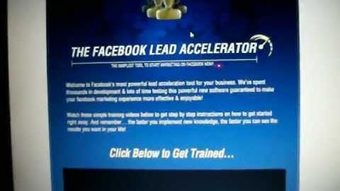 Facebook Lead Accelerator - How to Watch the Training Videos