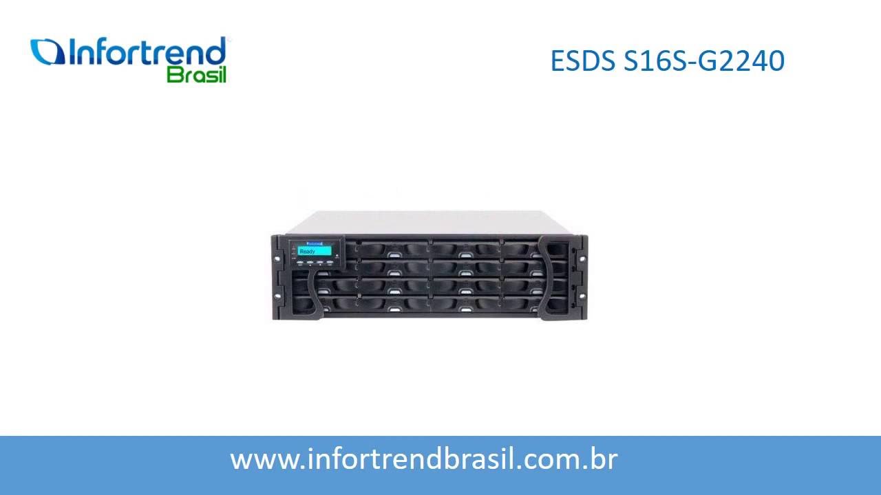 ESDS S16S-G2240 Storage SAS - Infortrend Brasil
