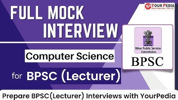 Computer Science Full Mock Interview For BPSC(Lecturer) | Prepare BPSC(Lecturer) interviews with YP