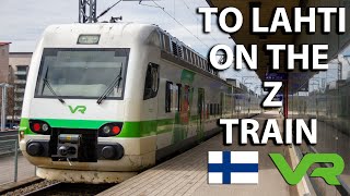 To Lahti on the Ztrain | A trip on Finlands Sm4 commuter train | VR Finnish Railways