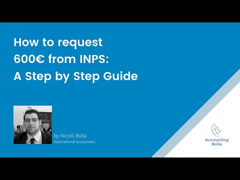 How to request 600€ from INPS | Step by Step Guide