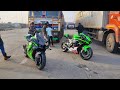 SUNDAY MORNING Ride DANKUNI  💚🔥 Kawsasaki ninja zx10r #viral #shorts 