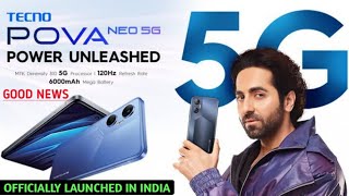 TECNO POVA NEO 5G - Unboxing | First Look | Dimensity 810, Full Specification in Hindi, Price ??