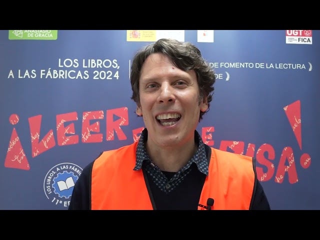 Fidel Moreno Saint Gobain en «Los libros, a las fábricas»