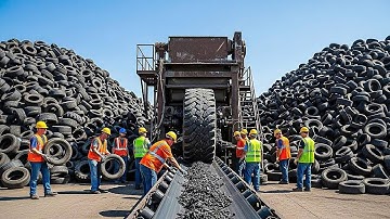 Inside the Modern Car Tire Factory – The Incredible Way They’re Made.(Full Process)