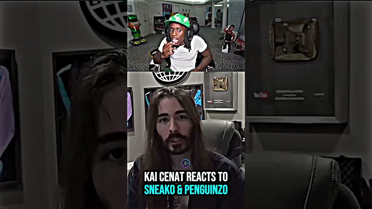 Kai Cenat Reacts To Penguinz0 Sneako Drama 