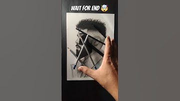 how  to draw realistic face 🤯#art #viral #drawing #shorts