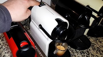 Nespresso Krups Inissia Coffee Machine: Programming the Water Volume
