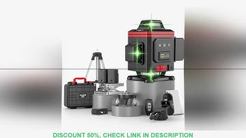 Green 360 Self Leveling Rotary Laser Level 4D 16 Lines Horizontal&Vertical Cross Line Laser Surveyin