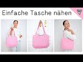 Einfache Tasche nähen mit Schnittmuster (Anfänger geeignet) / DIY MODE