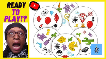 REVIEW & interactive GAME: Spot It / Dobble card game for kids. Review and how to play.