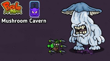 Pickle Pete: Survivor - HARD Mushroom Cavern Gameplay Walkthrough (Android,iOS)