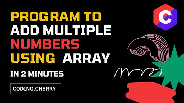 Calculating the sum of multiple numbers using  array