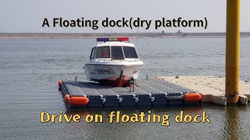 Drive on Dock. a Floating dock for your boat. Next Float. Next Pontoon.