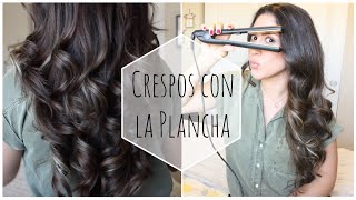 Como Hacer Crespos/Rizos Con La Plancha Super Facil | ♥ Getitjuli