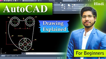 AutoCAD Tutorial for Beginners EXPLAINED in Hindi | Drawing Practice | Mechanical, Civil, Arch