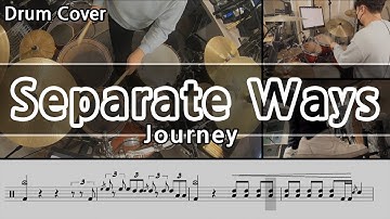 Separate Ways - Journey Drum Cover & Drum score  드럼커버 & 드럼악보