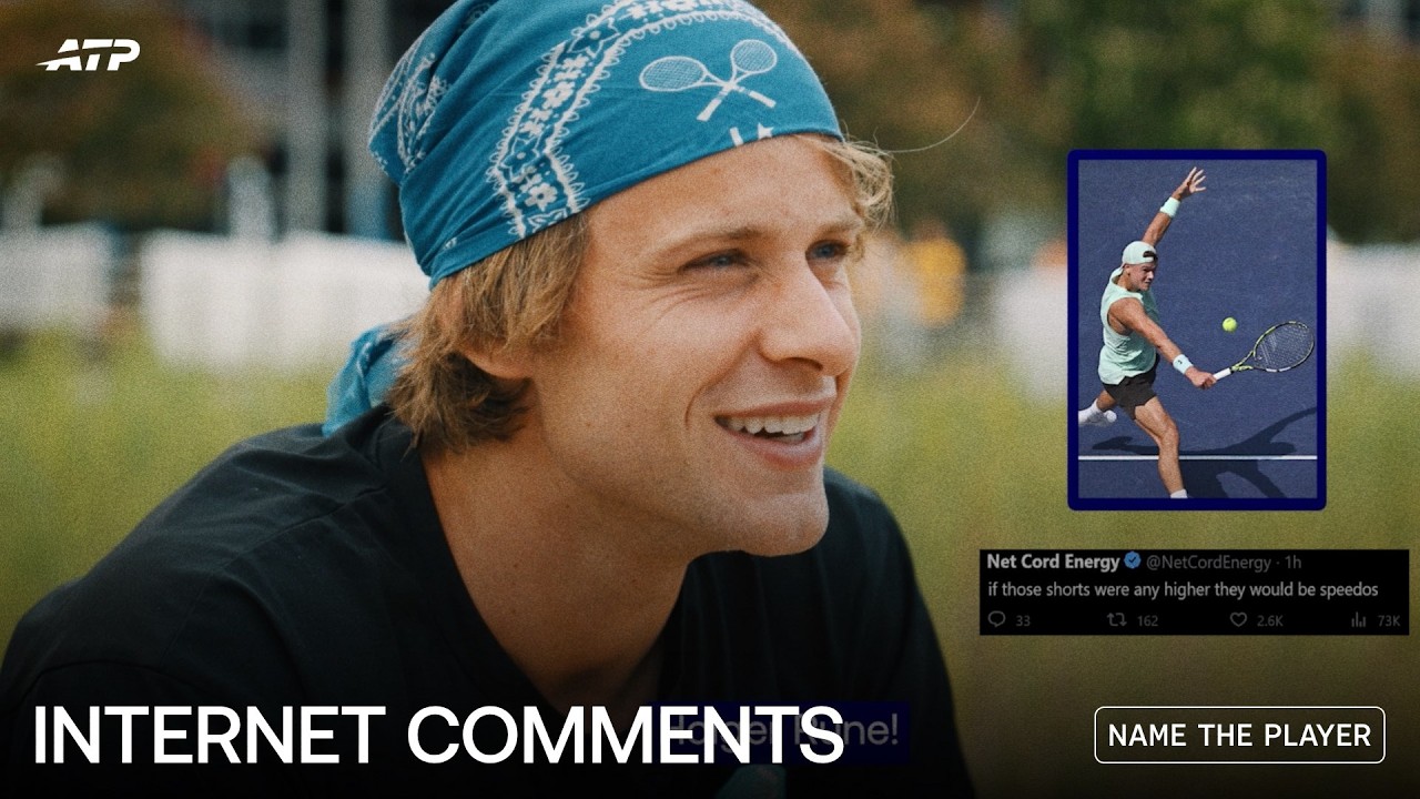 Who is 'a guy so good looking he shouldn't be playing tennis'? ATP stars guess!