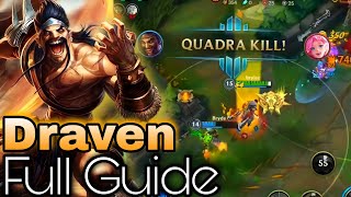Draven Wild Rift Guide | Build Runes Counters for Draven | How to use Draven | bryiee Official screenshot 3