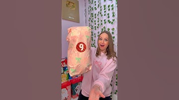 [ASMR] ULTIMATE Mystery Xmas Advent Calendar - DAY 9!!⛄️🍭🩷 #Shorts