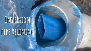 Drain Relining via The Inversion Method