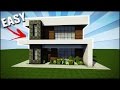 Minecraft House Tutorial Easy Simple Modern House Best House Tutorial