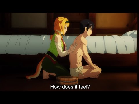 Michio Asks Roxanne To Wash His Back Isekai Meikyuu De Harem Wo 異世界迷宮でハーレムを