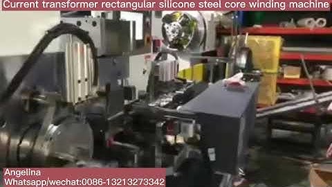 current transformer rectangular silicone steel core winding machine smart meter of core winder