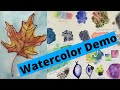 Watercolor Painting for Beginners // How to Paint Autumn Leaves Tutorial