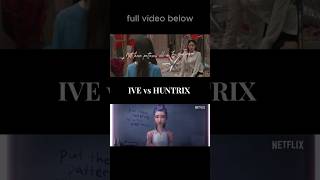 &quot;GOLDEN&quot; MV HUNTRIX VS IVE #kpopdemonhunters #IVE …