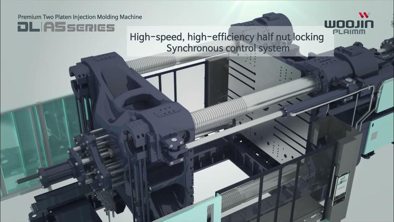 WOOJIN INJECTION MOLDING MACHINE DL A5 YouTube