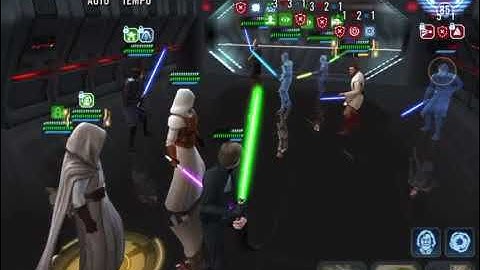 JKR/JML/JKL vs JEDI MASTER KENOBI \\\ SWGoH