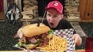 7lb Sasquatch Burger Challenge!!