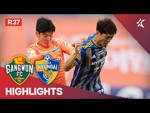 Gangwon Ulsan Hyundai Goals And Highlights
