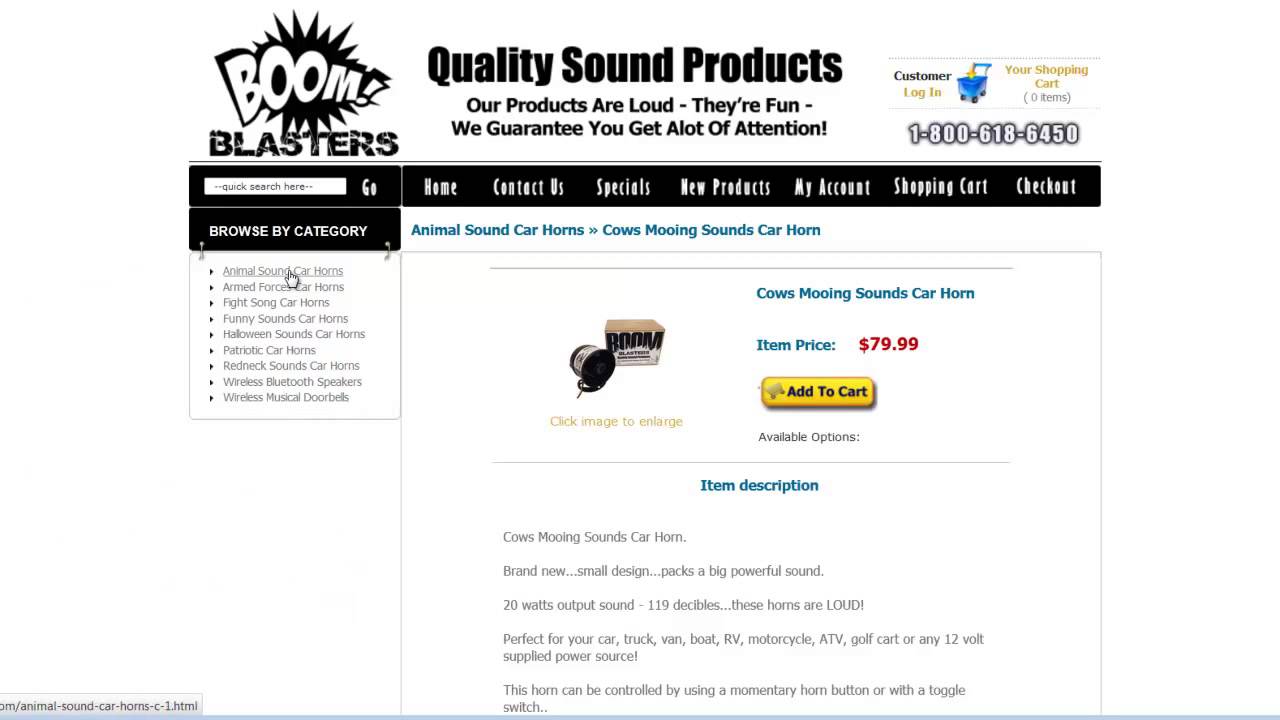 Custom Car Horns that Play Music by Boom Blasters YouTube