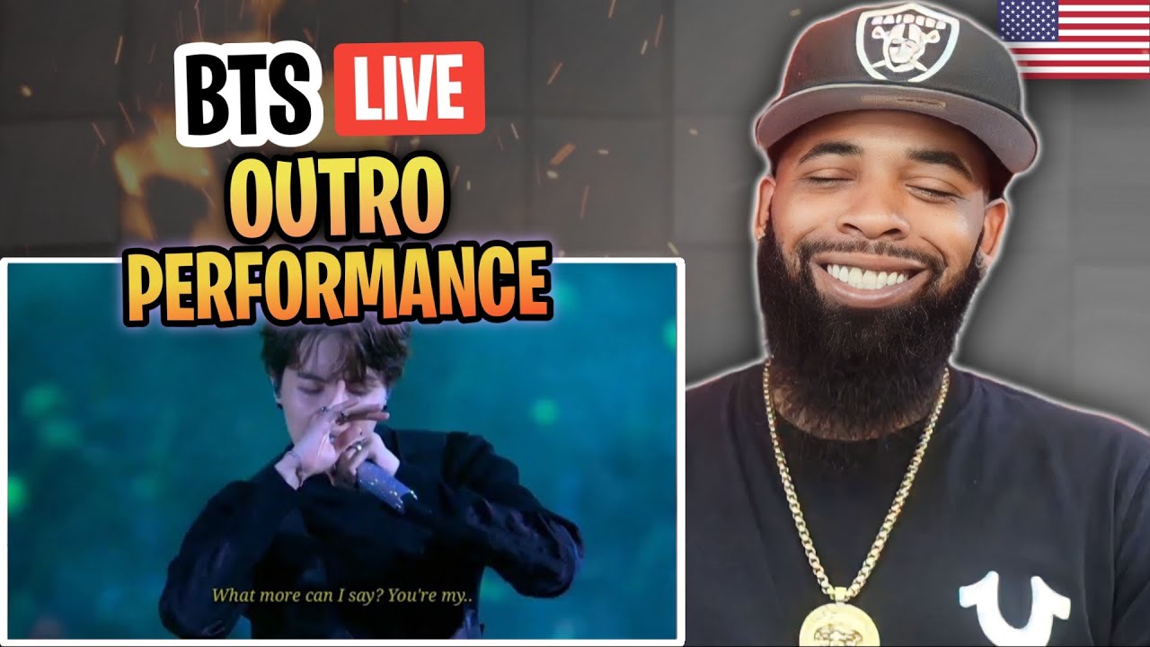 Tear Drop Rapper AMERICAN RAPPER REACTS TO-BTS (방탄소년단) OUTRO: TEAR Live Performance ...