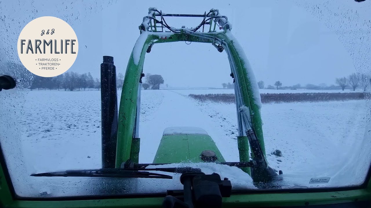#005 Farmvlog - Mit dem Deutz DX 85 durch die Winterlandschaft