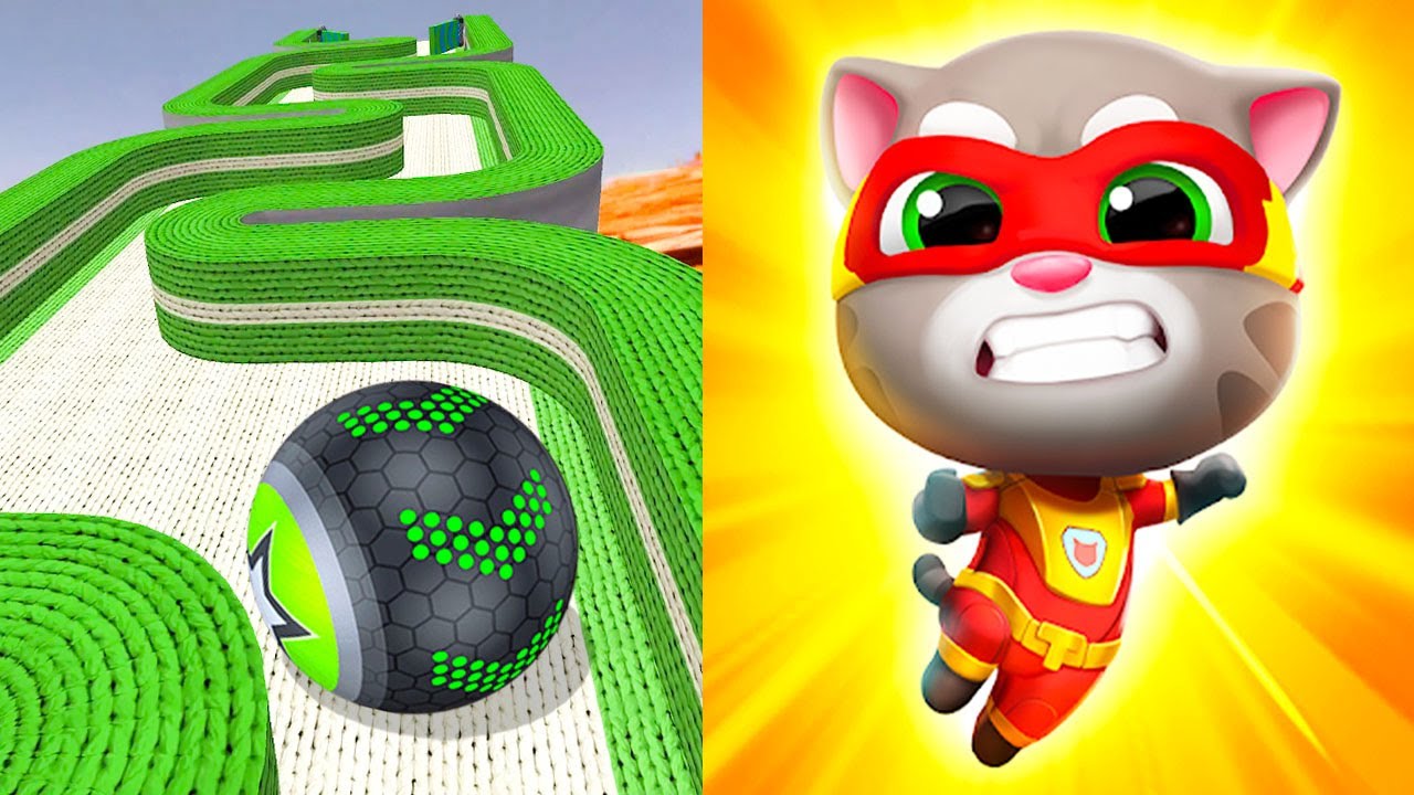 Going Balls VS Talking Tom Hero Dash- Discover all the heroes-All Bosses Top Tiktok Gameplay jzoetsd