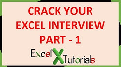 Excel Interview Question - Durasi: 31.59. 