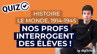 #digiQuiz | Brevet d'Histoire : les 3e répondent à notre quiz sur le monde de 1914 à 1945 ! screenshot 2