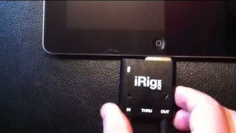 irig midi connection to ipad 2
