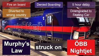 Murphy’s Law struck on ÖBB Nightjet train Berlin - Paris with denied boarding and downgrade