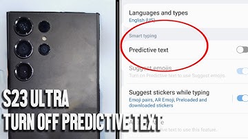 Samsung S23 Ultra S23 S23+ How to Turn On/Off Predictive Text on Samsung Galaxy S23 Ultra